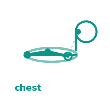 Heel at chest